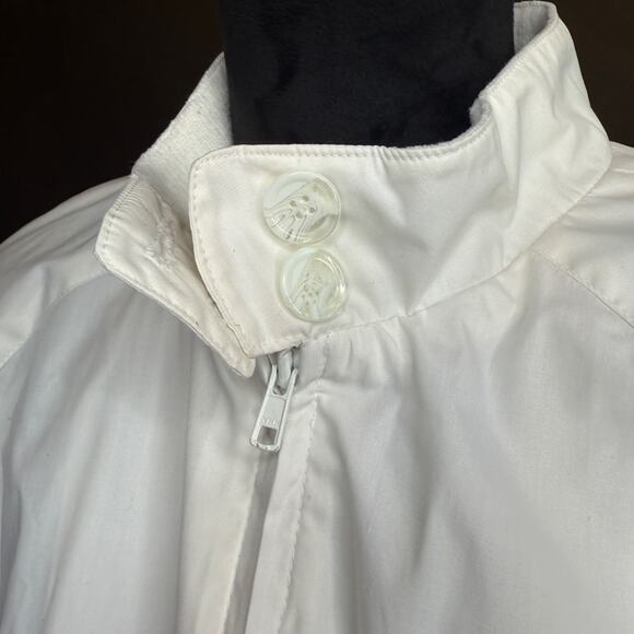 Vintage 1990s Architect JCPenney Men’s M White Bomber Jacket Made in Hong Kong - Picture 10 of 14